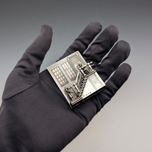 Dutch vintage 835 silver "Romeo and Juliet" miniature 50g H. Hooijkaas