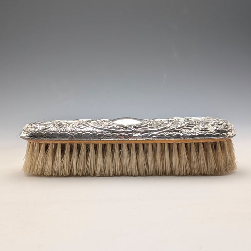 1908 年英國古董純銀裝飾手柄衣刷一對 J&R Griffin