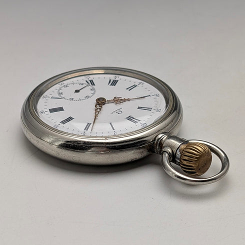 1910年頃 アンティーク オメガ 懐中時計 直径53mm 合金ケース 動作良好