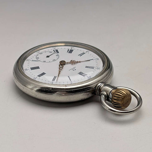 1910年頃 アンティーク オメガ 懐中時計 直径53mm 合金ケース 動作良好