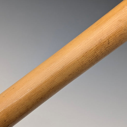 古董英國棕褐色柄週日手杖風格手杖 92 厘米