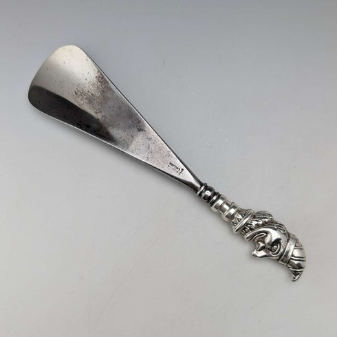1906年英國古董純銀手柄鞋拔 Crisford & Norris