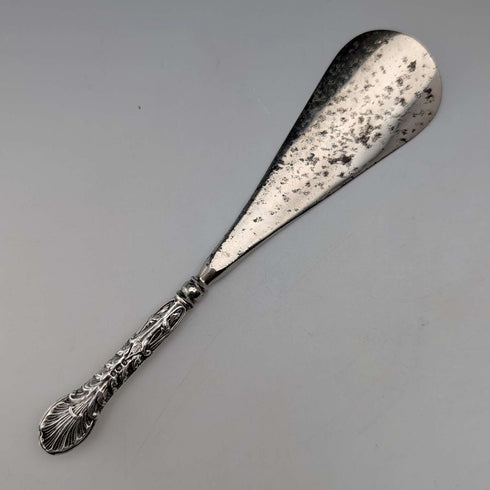 1905 年英國古董純銀手柄鞋拔,威廉·德文波特 (William Devenport) 製作