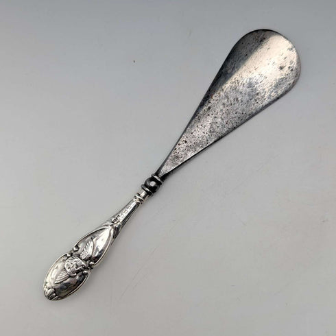 1905 年英國古董純銀柄鞋拔,亨利馬修斯 (Henry Matthews) 製作