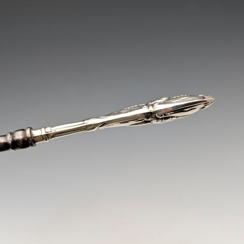 1905年 英国アンティーク 純銀ハンドル シューホーン 靴べら Henry Matthews