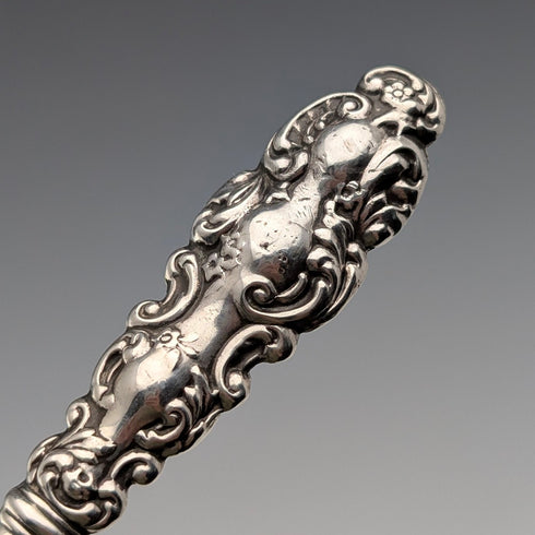 1906年英國古董純銀手柄鞋拔 Levi&Salaman