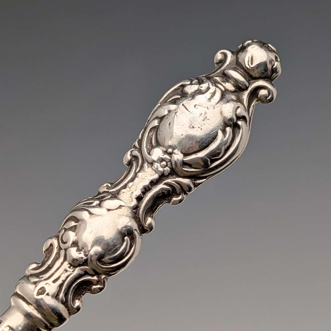 1901年英国古董纯银手柄鞋拔Levi&Salaman – SILVER-LUG