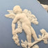 英國復古 Wedgwood Jasperware 蛋形小物盒,淡藍色