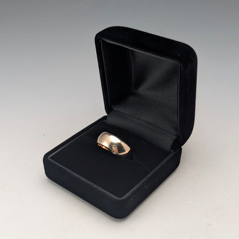 1962 British Vintage Jewelry K9 Gold Ring 6.2g (size 11.5)