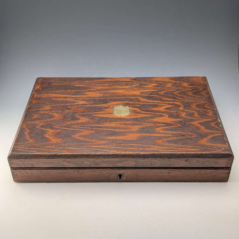 1923年古董英國銀柄甜點餐具5對,Yates Brothers木盒包裝