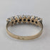 Antique Jewelry K9 Gold 7 Row Spinel Ring 2.2g (Size 12)