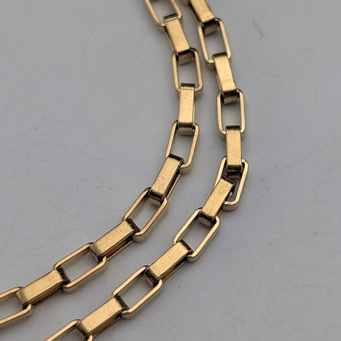 復古捲金切割寶石吊墜和項鍊