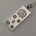 1977 British pure silver Jubilee ingot pendant, 20.1g, with pure silver necklace, RJ