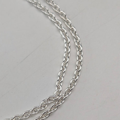 1977 British pure silver Jubilee ingot pendant, 20.1g, with pure silver necklace, RJ