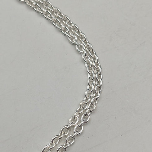 1977年 英国 純銀製 ジュビリーインゴットペンダント計34.6g 純銀ネックレス付 S.H.S