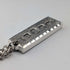 1977 British pure silver Jubilee ingot pendant, 51g, with pure silver twisted chain necklace, J&D