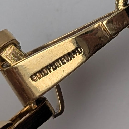 復古鍍金紅石吊墜配項鍊