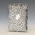 1849 British antique scroll engraved sterling silver card case, 71g, Taylor & Perry