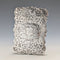 1849 British antique scroll engraved sterling silver card case, 71g, Taylor & Perry