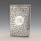 1897 British antique sterling silver sliding card case 80g Henry Williamson