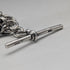 1929 British Vintage Sterling Silver Double Albert Chain 56g Gold Plated Sterling Silver Medal Fob