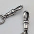 1929 British Vintage Sterling Silver Double Albert Chain 56g Gold Plated Sterling Silver Medal Fob