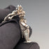 Circa 1900 British antique sterling silver long Albert chain 48g clown charm fob