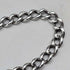Circa 1900 British antique sterling silver long Albert chain 48g clown charm fob