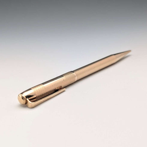 British Vintage Yard O' Red Rolled Gold Propelled Pencil in Case