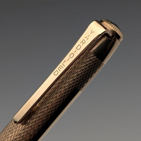 British Vintage Yard O' Red Rolled Gold Propelled Pencil in Case