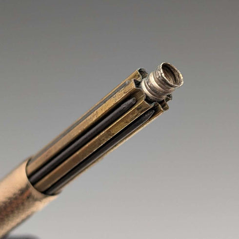 British Vintage Yard O' Red Rolled Gold Propelled Pencil in Case