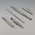 1975 British vintage sterling silver ballpoint pen and push-type pencil William Manton with case