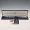 1998 British vintage sterling silver handle letter opener in case, very good condition