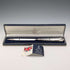 1998 British vintage sterling silver handle letter opener in case, very good condition
