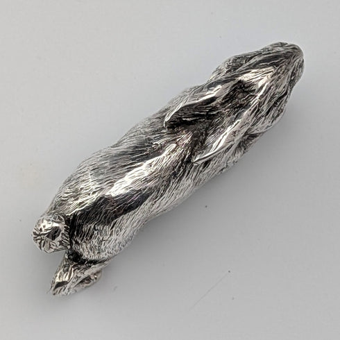 1980年 英国ヴィンテージ 純銀製 うさぎ ミニチュア フィギュリン 50g BSE Products