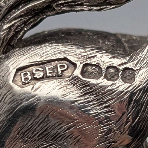 1979 年英國復古純銀馬匹微型雕像 53 克 BSE 產品