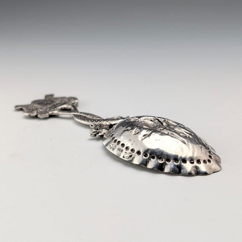 1904 年荷蘭古董純銀茶葉罐湯匙 23 克 FP&S