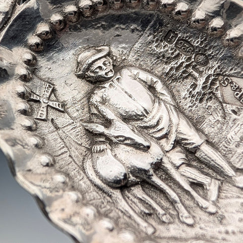 1904 年荷蘭古董純銀茶葉罐湯匙 23 克 FP&S