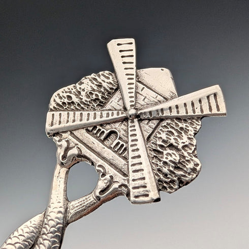 1904 年荷蘭古董純銀茶葉罐湯匙 23 克 FP&S