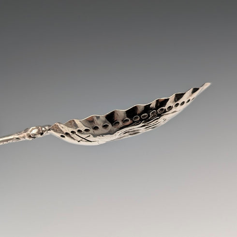 1904 年荷蘭古董純銀茶葉罐湯匙 23 克 FP&S