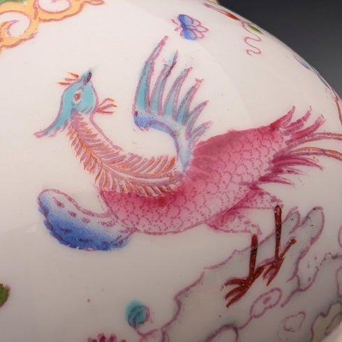 明頓瓷牛奶壺,毒蛇紋,綠色,二十世紀初