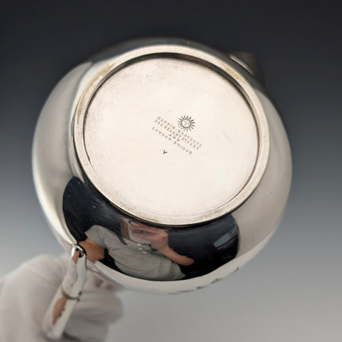 約 1885 年英國古董銀盤咖啡壺 Mappin Brothers