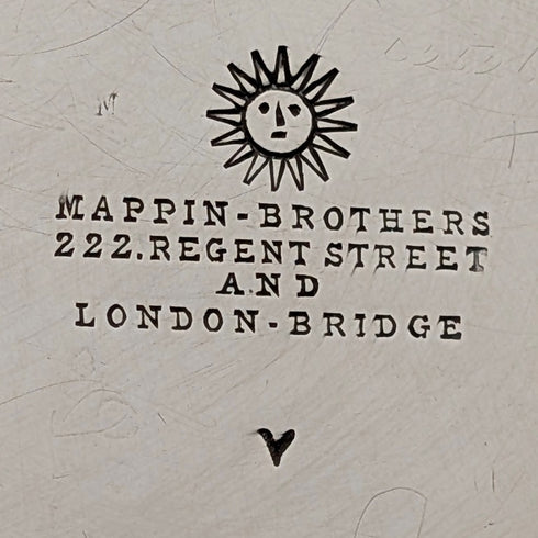 約 1885 年英國古董銀盤咖啡壺 Mappin Brothers