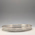 復古英國銀盤畫廊托盤,直徑 26 厘米,Viners