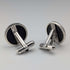 British Vintage Wedgwood Horse Relief Pure Silver Base Cufflinks