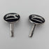 British Vintage Wedgwood Horse Relief Pure Silver Base Cufflinks