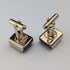 Vintage Tiger Eye Gold Plated Cufflinks