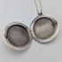 1972 British Vintage Sterling Silver Round Locket Pendant with Sterling Silver Necklace, 11.5g in total, Exquisite Jewellery