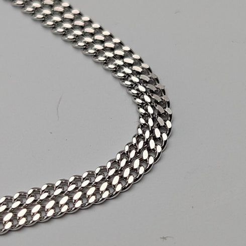 ヴィンテージ 純銀製 オーバル型ロケットペンダント 純銀ネックレス付き 計7g