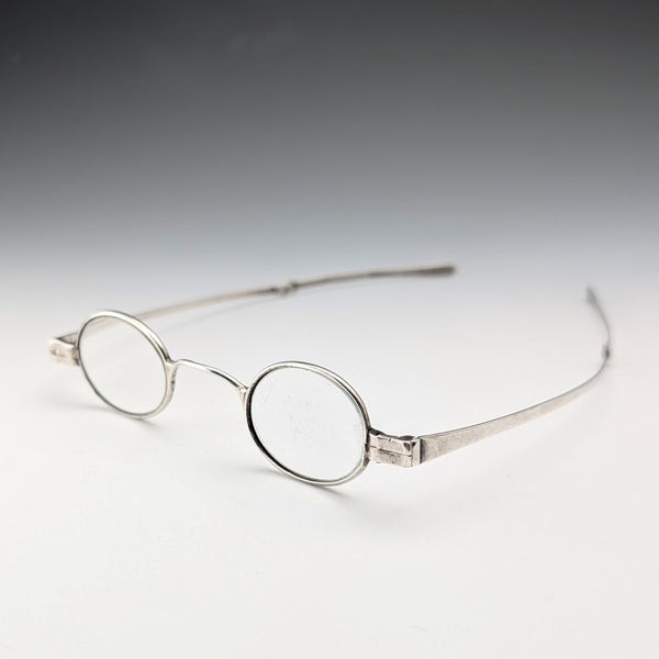 19世紀早期喬治亞時期英國古董純銀小眼鏡,瑪麗安霍姆斯製作